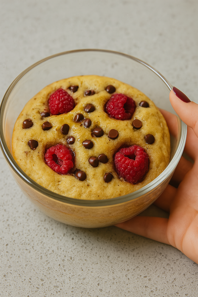 High-protein pancake bowl with fresh fruit and toppings - healthy breakfast recipe by LockInWithMili