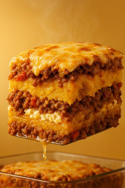 High-protein pastelón Puerto Rican plantain lasagna - macro-friendly recipe by LockInWithMili